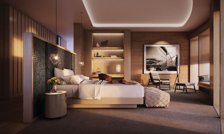Guest room, Ritz-Carlton Perth